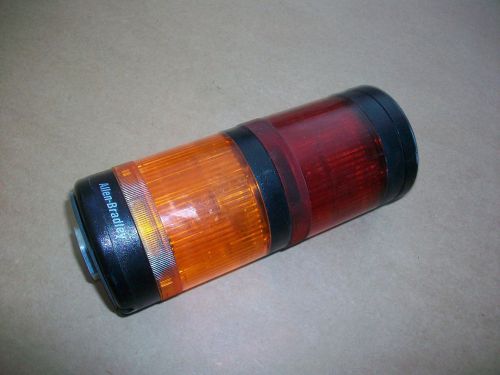 Allen bradley 855t beacon stack light  red / amber  24v  855t-b24dn4  b24dn5 for sale
