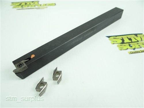 NEW CERATIP INDEXABLE THREADING BAR 1/2&#034; X 6&#034; W/ CARBIDE INSERTS