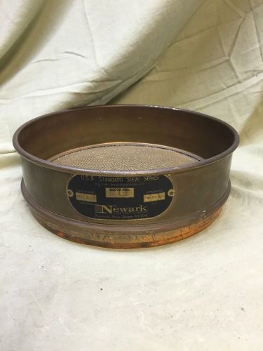Newark Brass Usa Standard Sieve No  18 shaker Box
