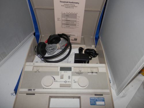 GRASON STADLER GSI 17 AUDIOMETER with HEADPHONES