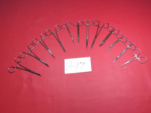 Weck Storz W.Lorenz Lot Of 5 Forceps And 7 Scissors.  Surgical.         A-17