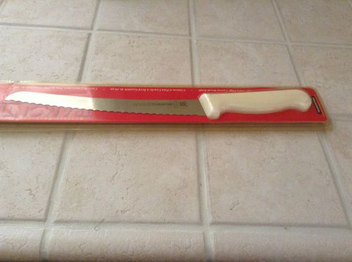 Tramontina 10&#034; wavy edge curved bread knife for sale