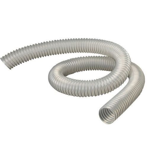2 1/2&#039;&#039; diameter clear flexthane dust collection hose 10 foot length for sale