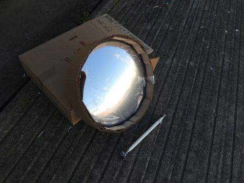NEW 18&#034; Safety and Security Convex Mirror 900-18-CB w/ mounting rod Made in CDN