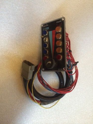 1980&#039;s E-one Fire Truck Water And Foam Level Indicator With Dimmer Switch