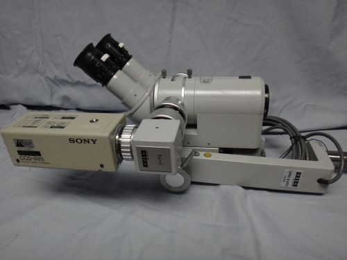 CARL ZEISS OPMI 6 S SERIES SURGICAL MICROSCOPE HEAD  OPTICS CARRIER VIDEO CAMERA
