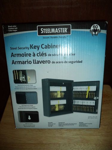Steelmaster steel security key cabinet-organize up to 60 keys new for sale