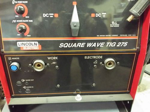 Lincoln square wave tig 275 slightly used 230/208 440/460 1ph electric for sale