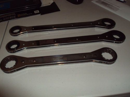 3 wrenches usa ratchet ratcheting snap on snapon  wrenches wrench big size new for sale