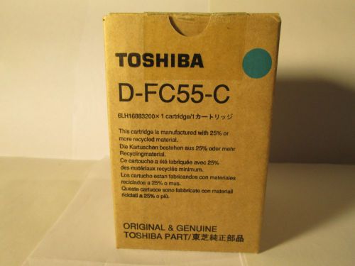 1 Genuine Toshiba D-FC55-C DFC55C Cyan developer p/n 6LH16883200