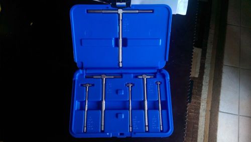 Accupro snap gage machinist 6-piece telescoping set with case 5/16&#034; to 6&#034; range