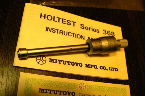 Mitutoyo 8-10mm (0.001mm) 368-102 Holtest Vernier Inside 3 Point Bore Micrometer