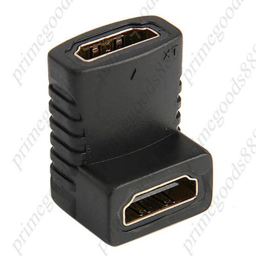 90 Degrees Right Angle Female HDMI Type A to Female HDMI Type A Adapter Extender