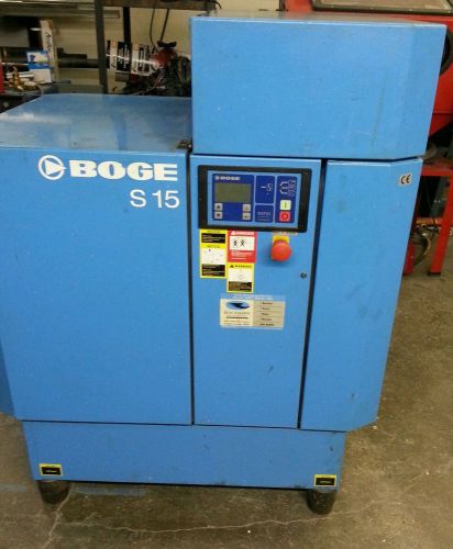 Boge air compressor &amp; airtek refrigerated air dryer for sale