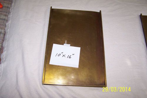 Printers Galley 10 &#034; X 16 &#034; SOLID BRASS. Barnhart Brothers &amp; Spindler      #1