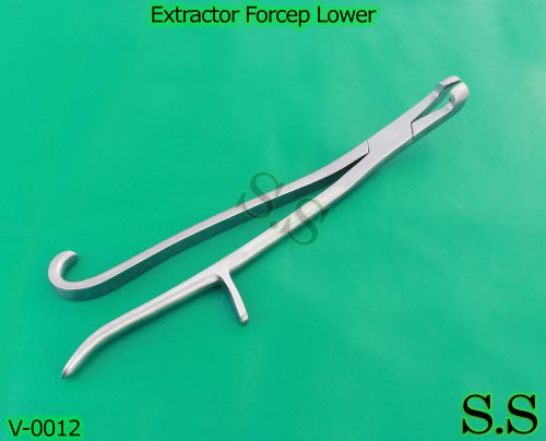 Extractor Forceps Lower14&#039;&#039; Hand Crafted, StainlessSteel,Dental,Equine,S.S-V0012