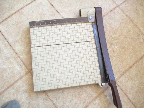 Doran guillotine paper cutter   12&#034; surface