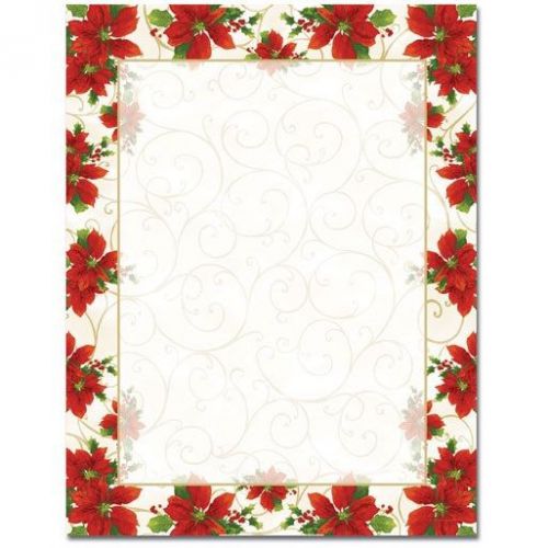 Great Papers Poinsettia Swirl Holiday Stationery
