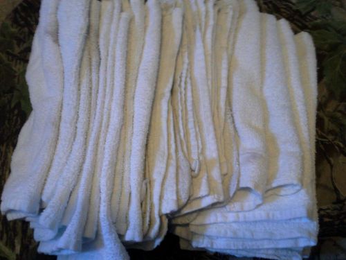 36 USED CLEANED COTTON CLOTH SHOP TOWELS 11x11