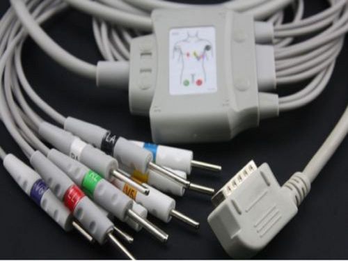 New Kenz Shielded EKG Cable  AHA Din3.0 15 pins