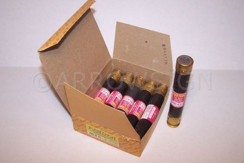 Lot of (6) bussmann fusetron frs-r-15 • class rk5 dual element fuse • 600v • new for sale