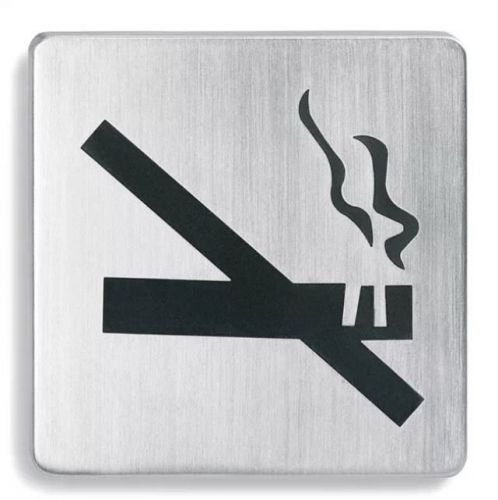 Blomus Stainless Steel No Smoking Door Sign