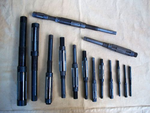 Adjustable reamers, set of 14, covering 0.463&#034; to 2.126&#034;, the 5/8&#034;+- missing for sale