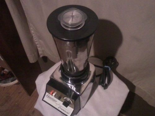 Osterizer commercial blender model 352-61j 8 speeds 5 cup chrome jar for sale
