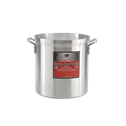 Winco axhh-80 stock pot, 80 qt., (6.0mm thick) deep-drawn structure, aluminum for sale