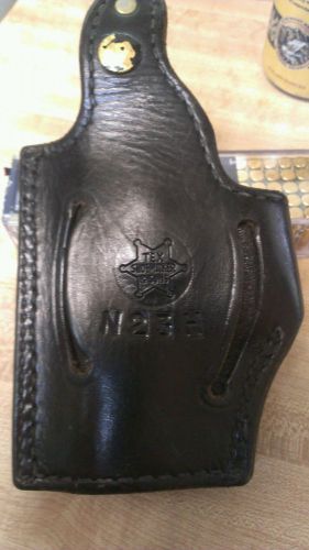 Tex shoemaker Hi Ride holster only /5&#034; 1911 RH black basket weave