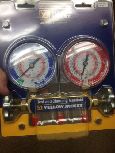 Yellow jacket testing and charging manifold