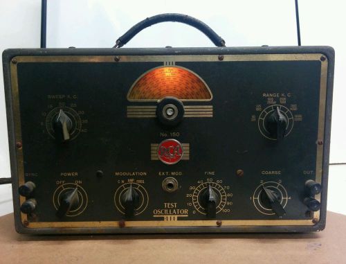 Vintage rca/ge test oscillator model 150. powers up!! for sale
