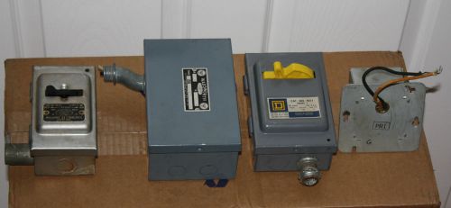 Square D 30 Amp SAFETY SWITCH, Wadsworth 30 A Switch, Transformer, 30 A Fuse Box
