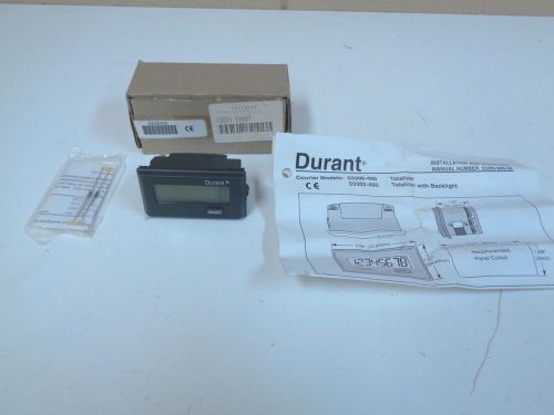 DURANT 53300-400 24V 6-DIGIT MINIATURE ELECTRONIC COUNTER - NOS - FREE SHIPPING!