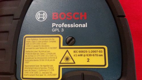 Bosch gpl3 3-point laser alignment with self-leveling for sale
