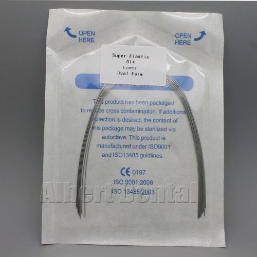 1 bag supper elastic niti arch dental orthodontic wire(round) 014 lower for sale