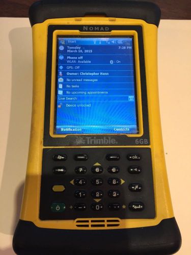 TRIMBLE NOMAD Model 800GXE 6GB DATA COLLECTION PDA