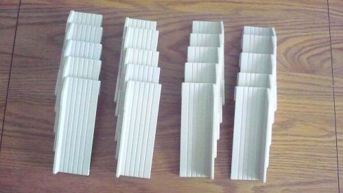 Okidata ML 320/390  Plastic Paper Guides, Tan, 10 Pair, Used, Cleaned