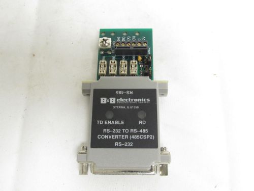 B&amp;B ELECTRONICS 485CSP2 CONVERTER RS-232 TO RS-485  **XLNT**