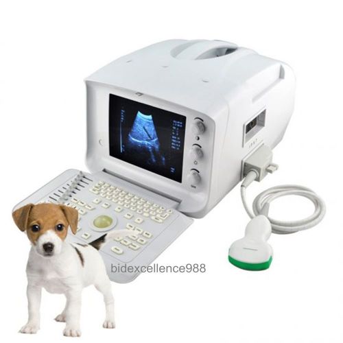 Vet portable ultrasound scanner with convex probe for veterinary+ 3d software for sale