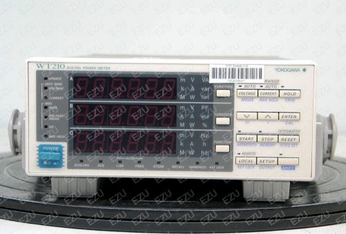 Yokogawa WT210 - C2 - HRM Digital Power Meters