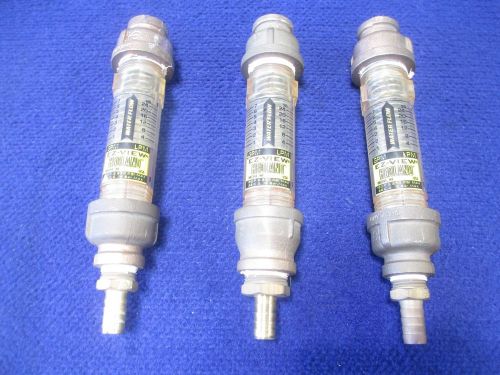 #T165 Lot of 3  Hedland H621-007 EZ-View Flow Meter 1-7 GPM 4-26 LPM