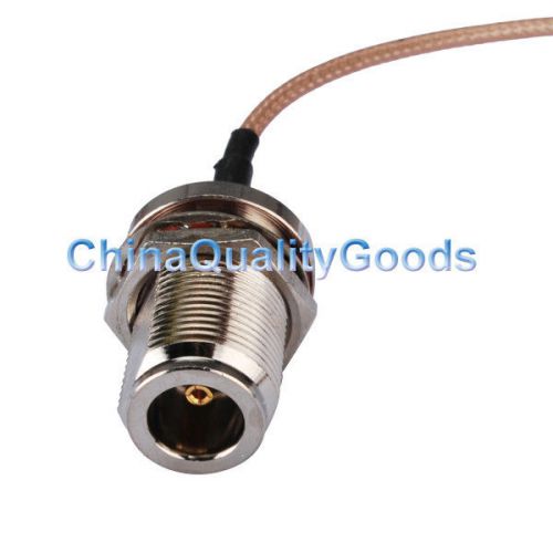 RG316 30cm long N female type to MCX plug male right angle connector