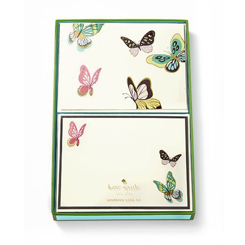 Kate spade new york stationery set - flight of fancy butterflies for sale