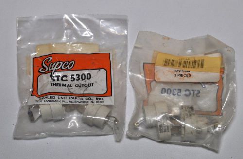 TWO (2) Packs of 2 Supco STC 5300 Thermal Cut Out L37-941