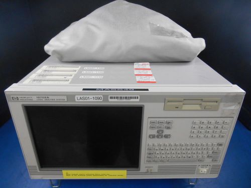 Hp agilent 16702a logic analysis mainframe, sold as is for sale