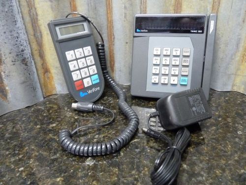 Verifone tranz 380 &amp; pin pad 1000 credit card terminal fast free shipping incl for sale