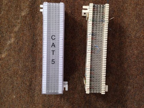 2 Two Telephone Data CAT5 Punch Down Termination Block 50 Conductor 66M1-50