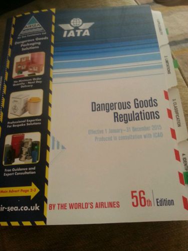 IATA DANGEROUS GOODS REGULATIONS 2015