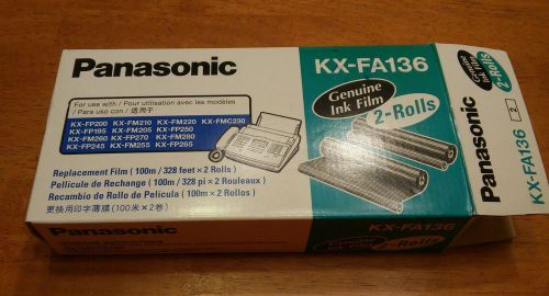 Panasonic Replacement Fax Genuine Ink Film KX-FA136  1 Roll